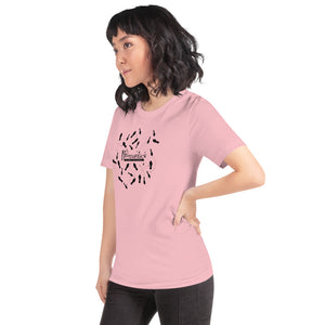 Dance Steps Unisex Fitted T-Shirt