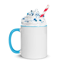 Load image into Gallery viewer, &quot;The Bromantics&quot; Coffee Mug Inside Colour (Left Handed)