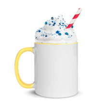 Load image into Gallery viewer, &quot;The Bromantics&quot; Coffee Mug Inside Colour (Left Handed)